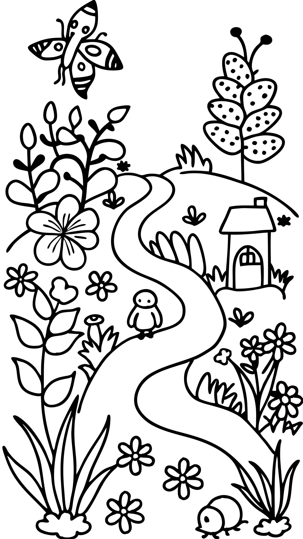 coloriage au crayon